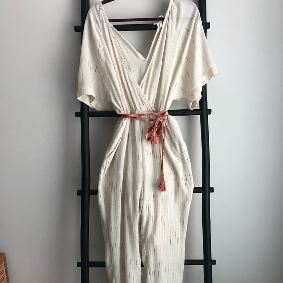 Anthropologie Striped Jumpsuit - Picture 1 of 6